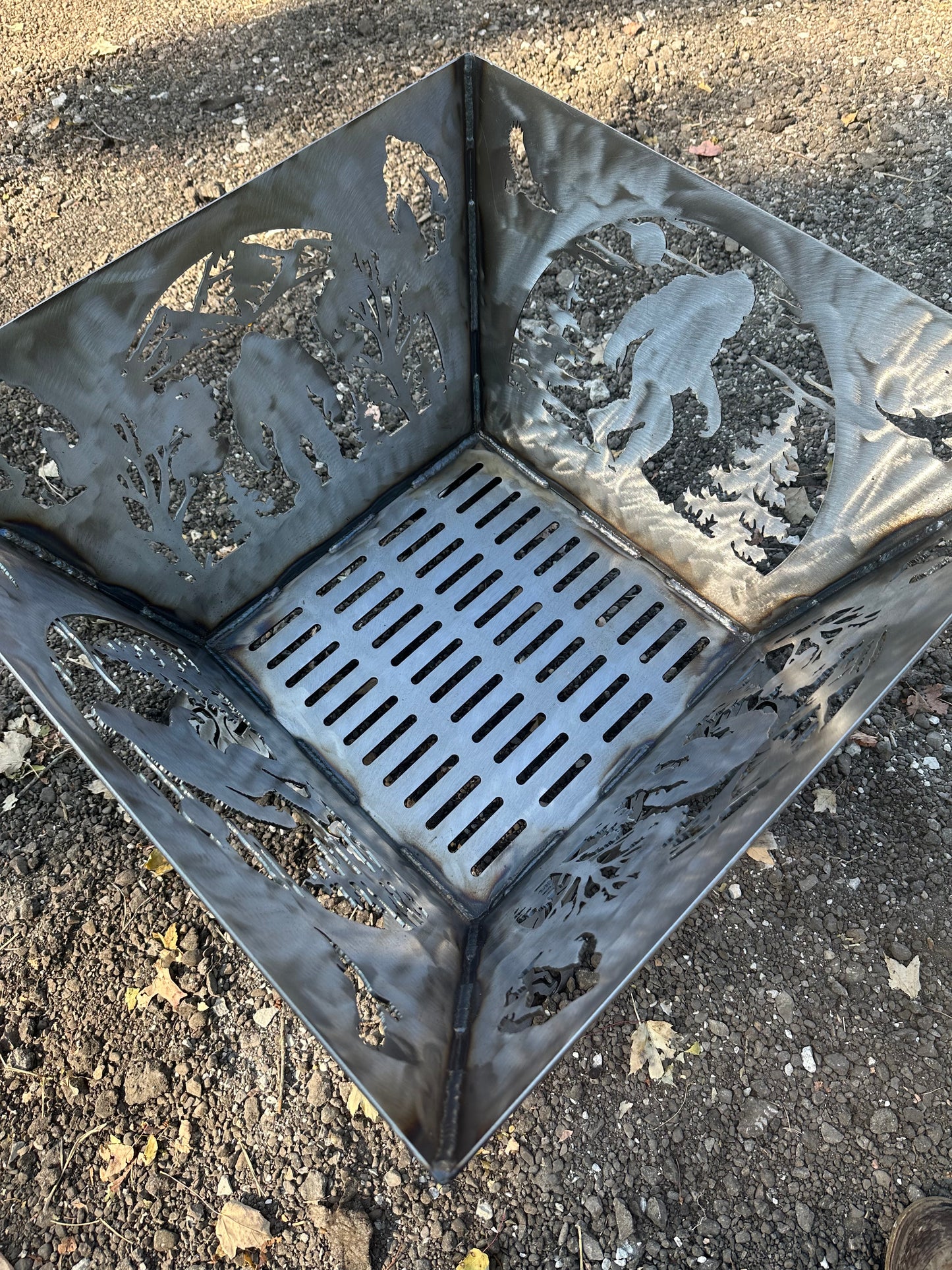 26” Bigfoot “Believe” Firepit – CNC Cut & Welded in Ohio | 10ga Steel