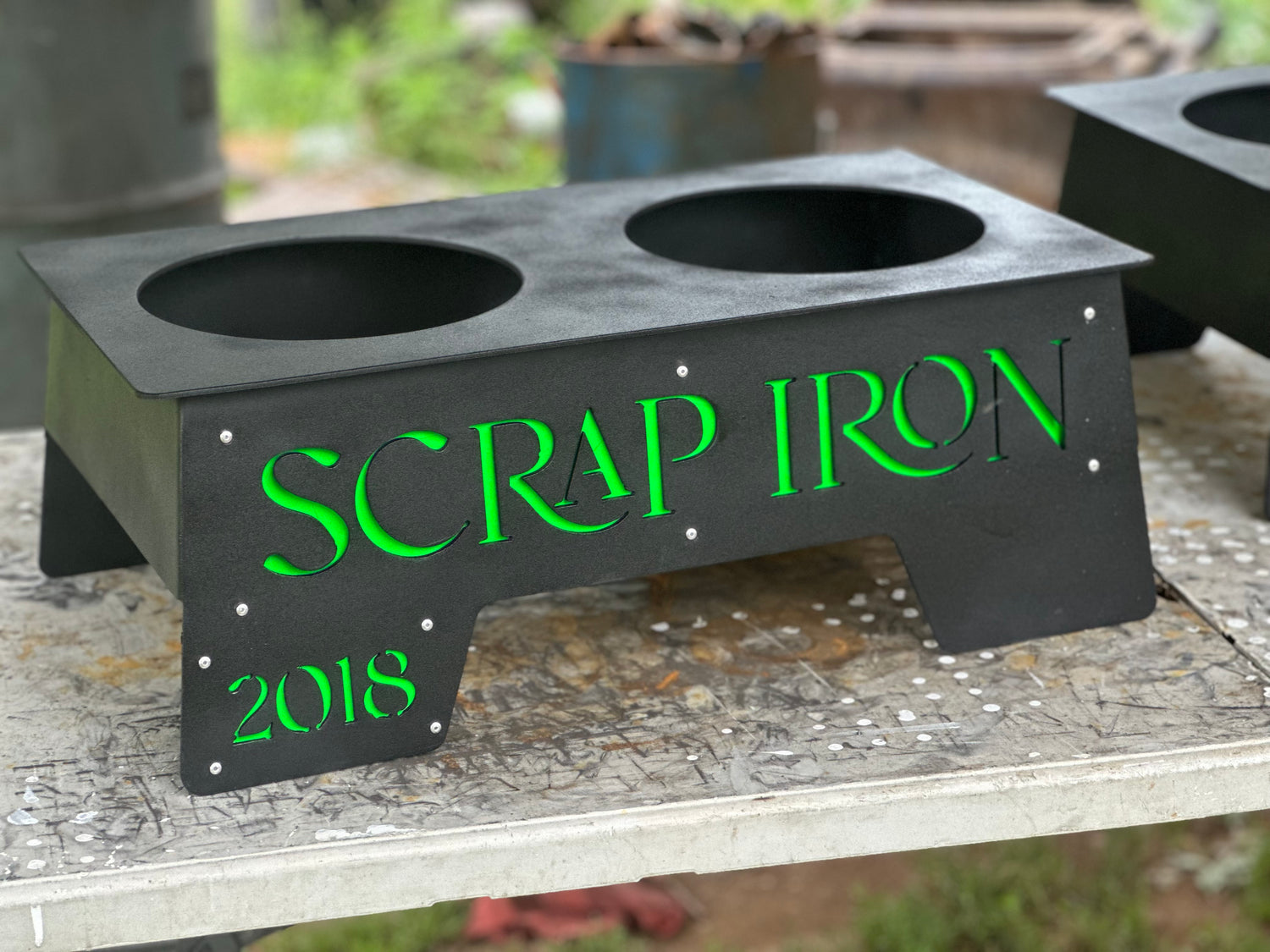Custom Pet Food Stands