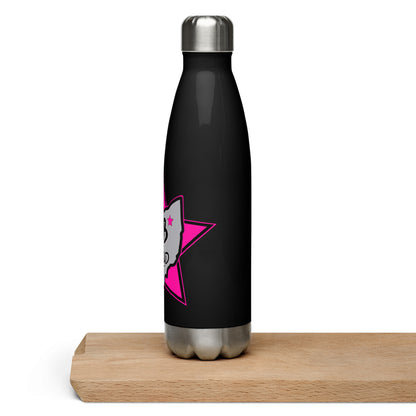 LmB logo Pink Stainless steel water bottle