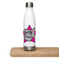 LmB logo Pink Stainless steel water bottle