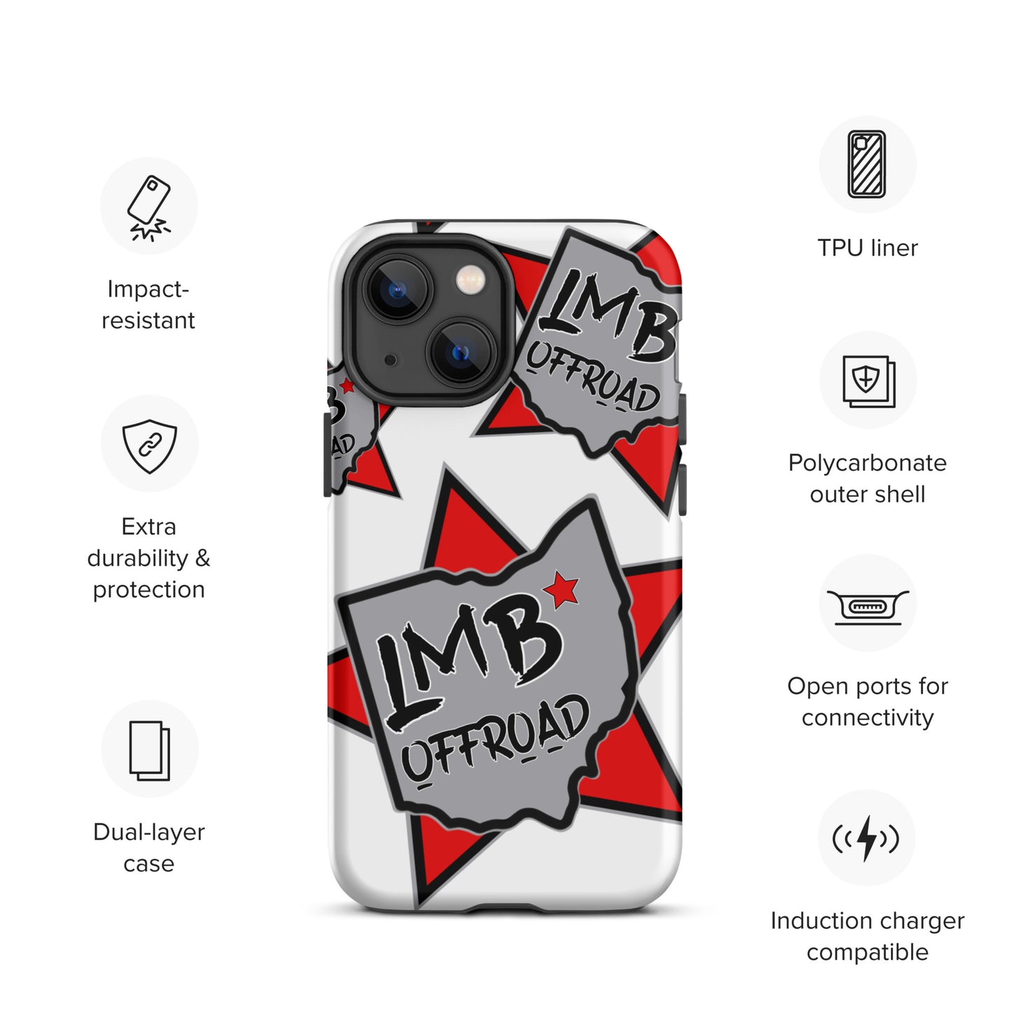 LmB Offroad logo Tough Case for iPhone®