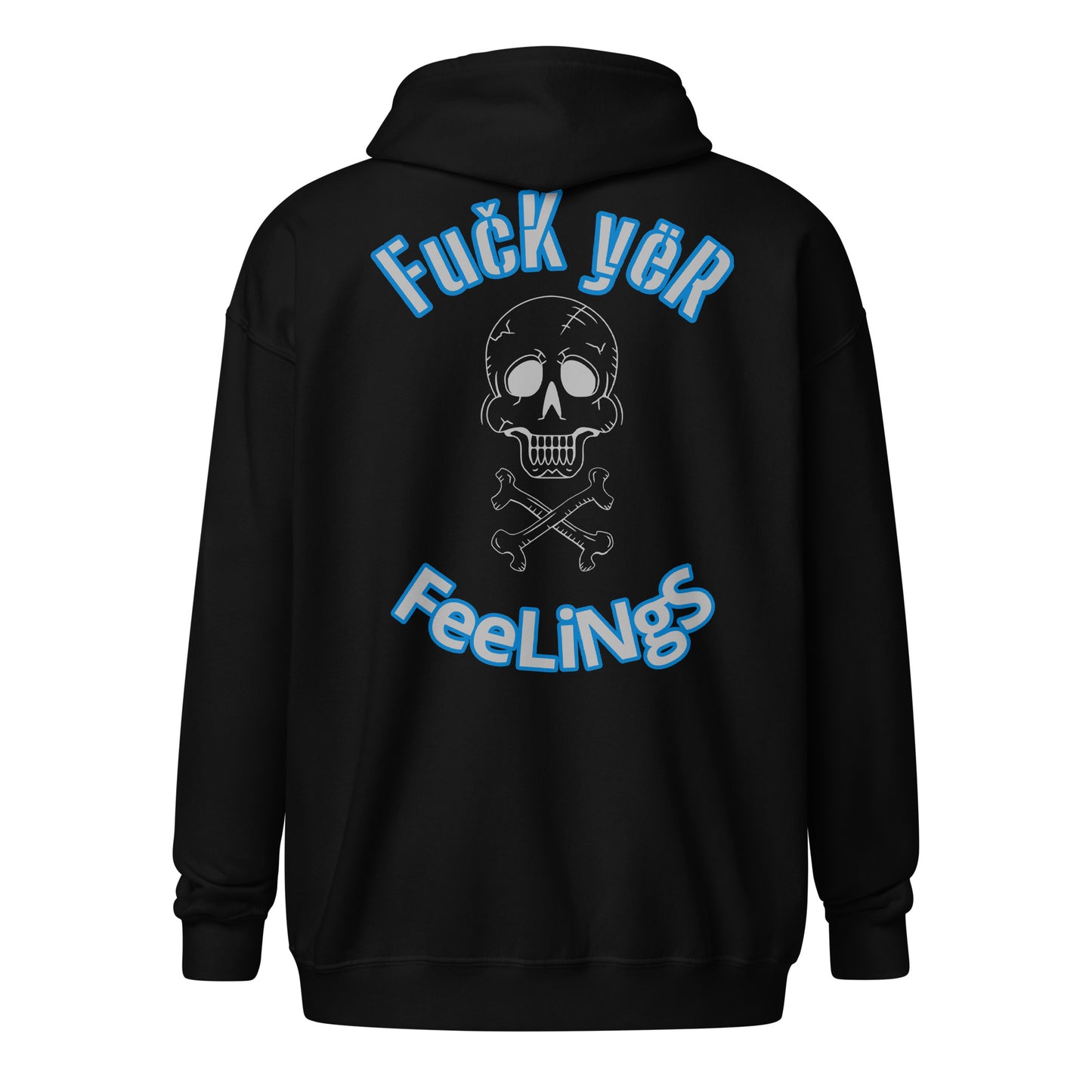 LmB “fuck yer feelings” Unisex heavy blend zip hoodie