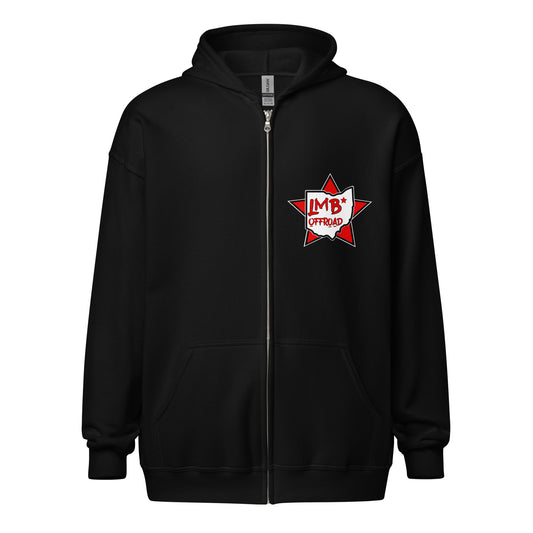 “LmB logo” zip hoodie