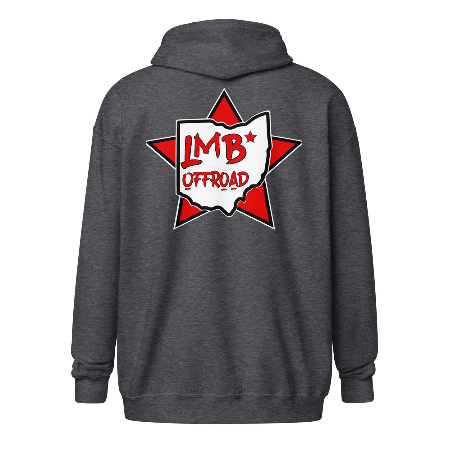 “LmB logo” zip hoodie