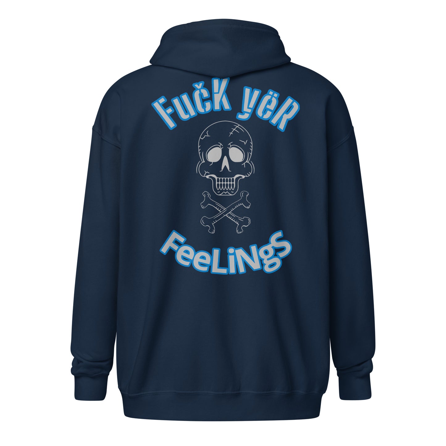 LmB “fuck yer feelings” Unisex heavy blend zip hoodie