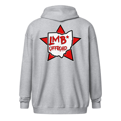 “LmB logo” zip hoodie